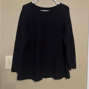 Talbots Womens Cotton Blend Ribbed Heavy Weight Sweater XL XXL (no size tag)